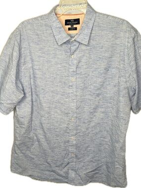 Michael Brandon Slim Fit Blue Shirt